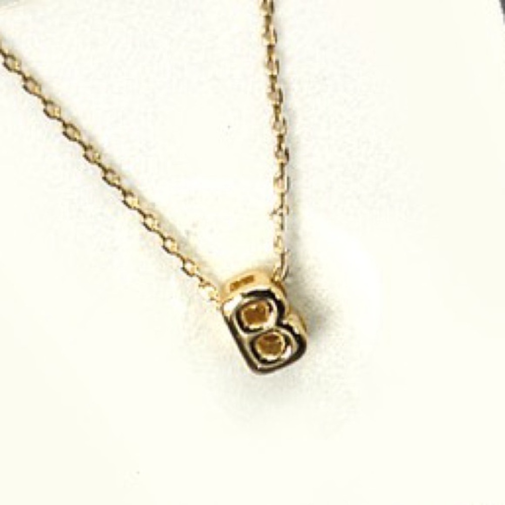 Mini Bubble Initial Necklace (5101)